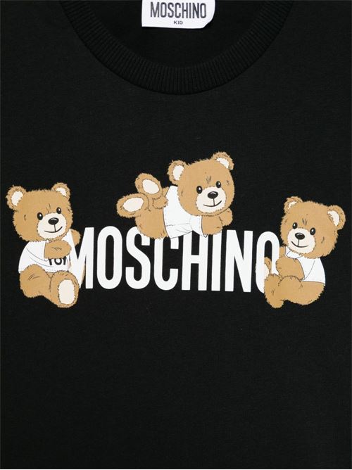 T-shirt bambino maniche corte MOSCHINO KID-TEEN | HUM059LAA2360100